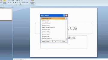 Embed flash inside a powerpoint slide 2010 & 2007 not link!