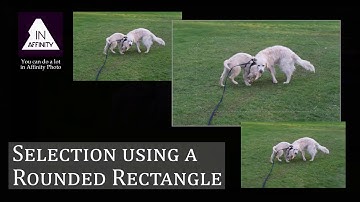 Selection Using a Rounded Rectangle in Affinity Photo