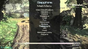 Call of Duty Ghosts | Sapphire V1 Multiplayer SPRX | Mod Menu All Clients