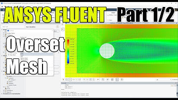 ✅ #Ansys Fluent Tutorial | Overset Mesh | Part 1/2
