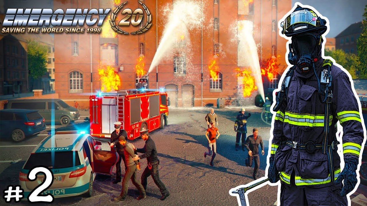 เกมส์รถดับเพลิง  Update New  ลอบวางเพลิง  - Emergency 20 #2