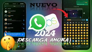 Nuevo: Descargar WHATSAPP estilo IPHONE en Android 2024 ✨ Tutorial Completo