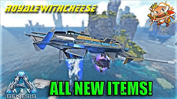 All New Genesis Items! What Do They Do? How Do I Use Them!  Pressure Plate Tek Claws Tek Hover Skiff