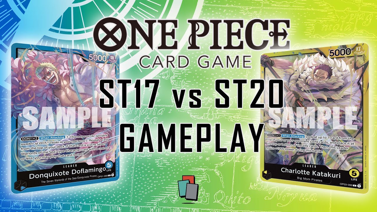 One Piece: ST17 Doflamingo vs ST20 Katakuri Gameplay