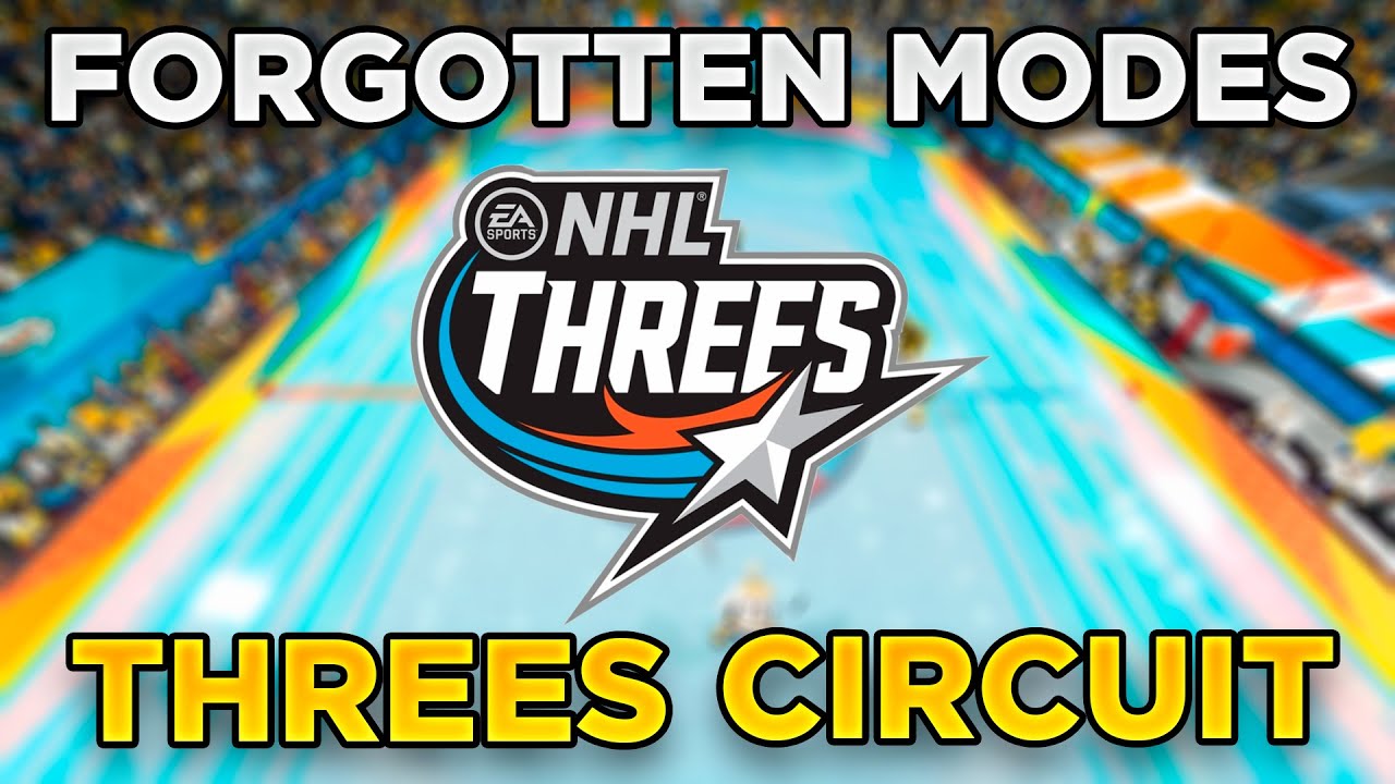 Forgotten modes in NHL 25 - Threes Circuit