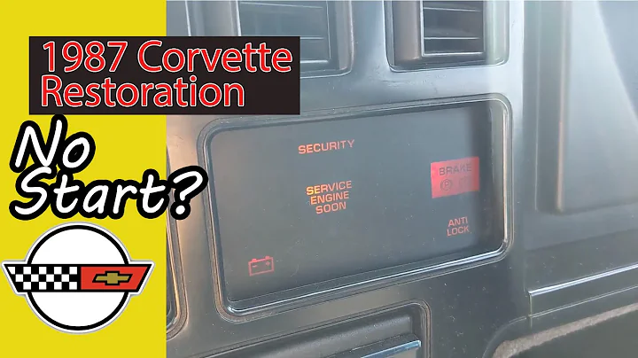 1987 Chevy Corvette Restoration: Testing and bypassing the Starter and VATS Starter Enable Relay
