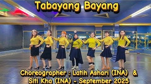Tabayang Bayang Line dance #choreo Latih Ashari (INA) & Siti Kha (INA) | MomLove Dance