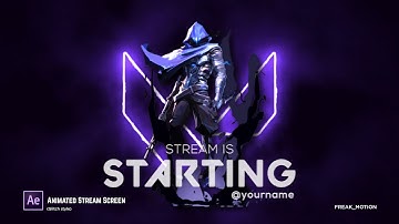 Animated VALORANT Screens for Streaming! - Intro animation - Free presets - After effects tutorial