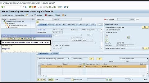 SAP trouble shooting