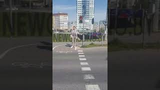 В Гродно заметили странный светофор