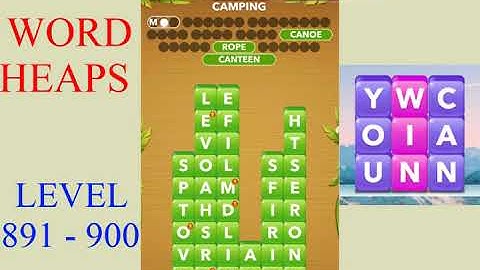 Word Heaps Level 891 - 900 | All Answers | Walkthrough