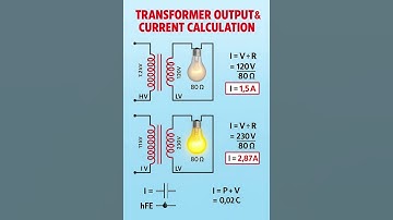 Transformer Output Current Calculation | Easy Electrical Trick 2025 ⚡💡