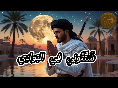 نشيد ش ت ت ون ي ف ي الب واد ي  مع الكلمات  أمداح بدون موسيقى  بالدف فقط همسات الروح