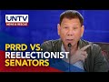 Reelectionist senators, ipinanawagan ni Pangulong Duterte na huwag iboto
