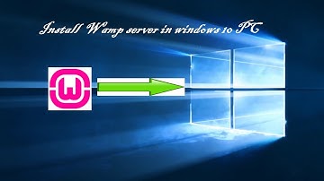 Install WAMP Server on Windows 10 PC and fix the problem