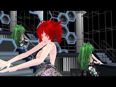 【MMD】天才ロック【重音テト　櫻花アリス】