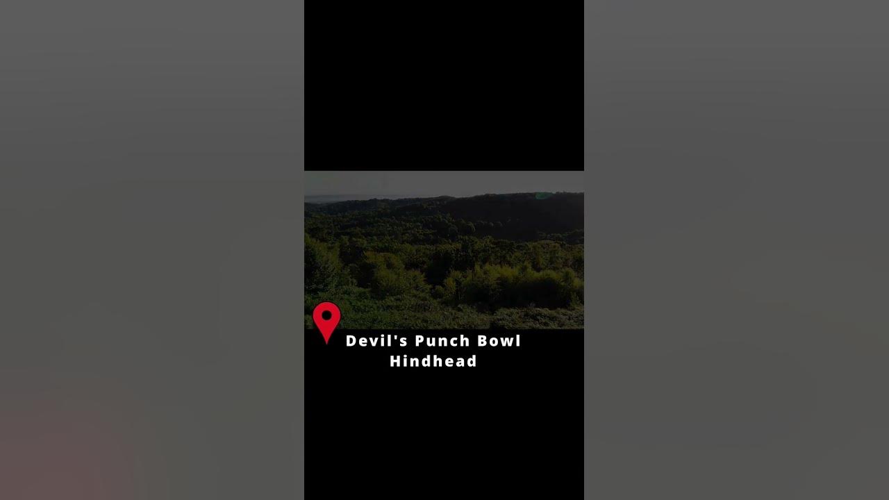 Devils punch bowl | #dronephotography #mavicair #shorts #history #devil #surrey #uk