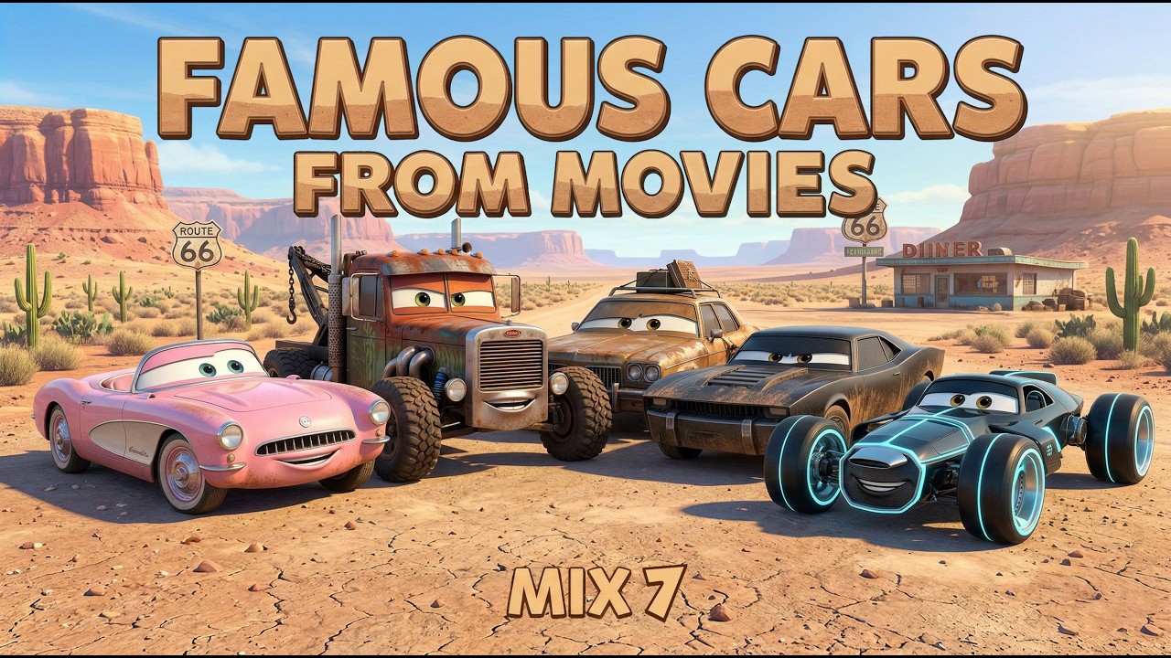 Famous Cars from Movies Mix 7