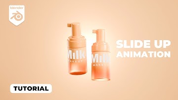 PRODUCT ANIMATION IN BLENDER 4.1 - ”SLIDE UP ANIMATION"  -  TUTORIAL #blender #productanimation