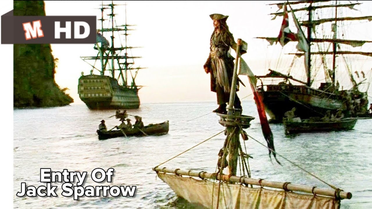 Pirates of Caribbean Hindi The Course of Black Perl Entry Of Jack Sparrow