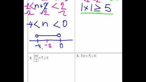 Algebra 2 - Absolute Value Inequalities