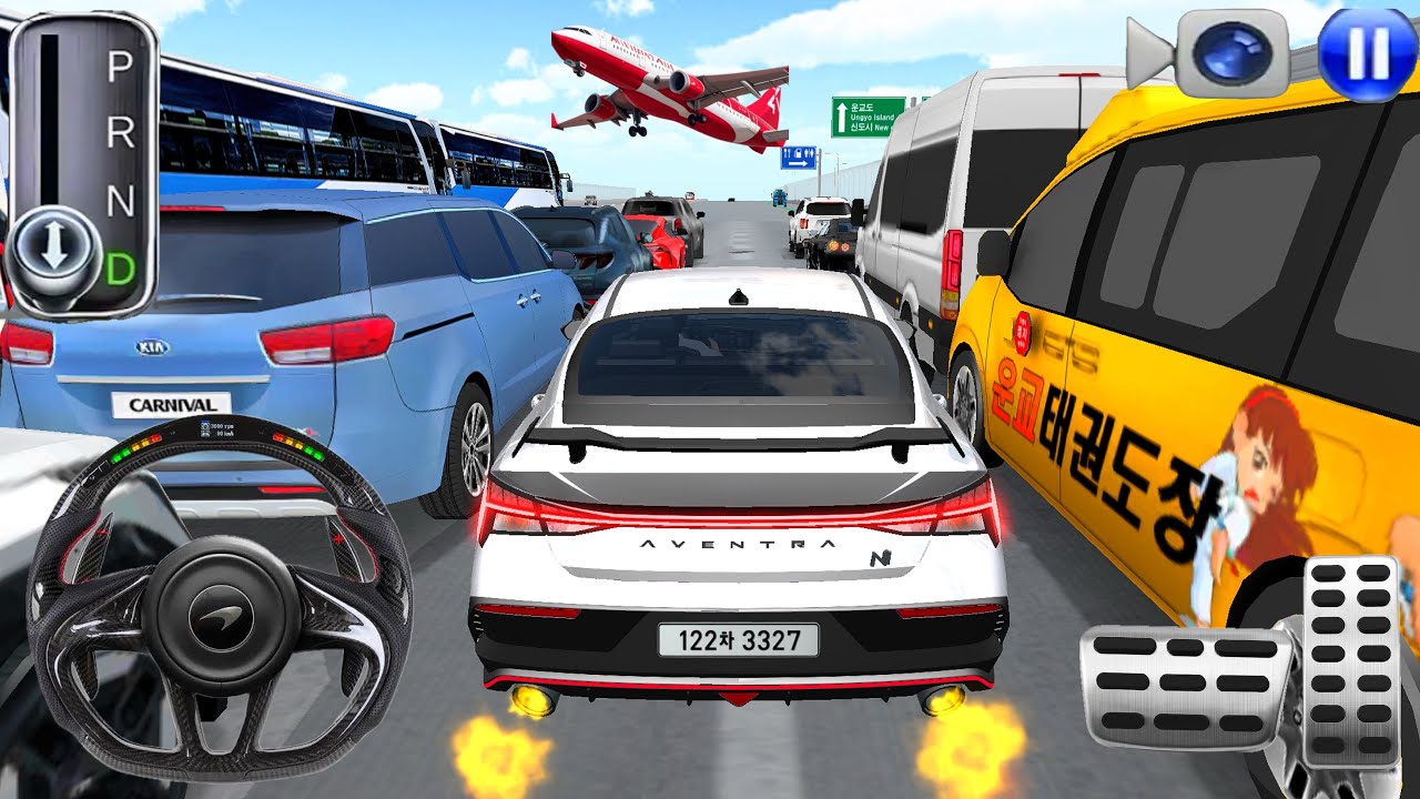 Today I driving new Hyundai Aventra n line - 3d car driving games2026  - andorid ios car gameplays 