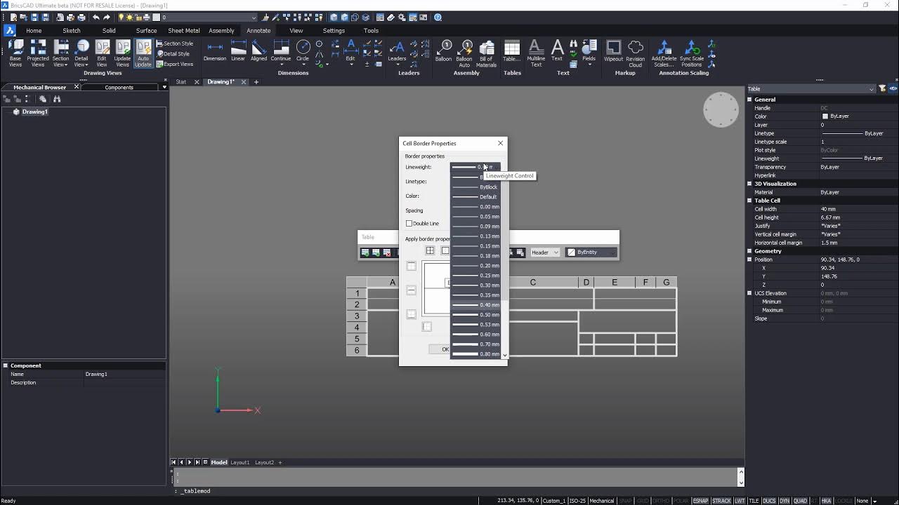 Title Block Creation 3D Model to 2D Drawing Workflow P1 BricsCAD
