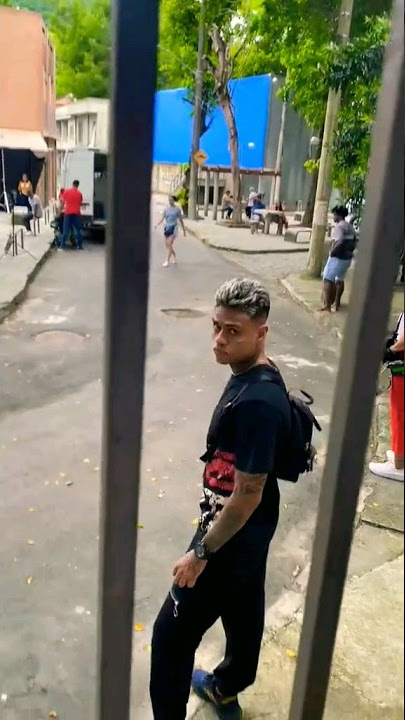 MC Cabelinho na gravação da #novela Vai na fé #shorts