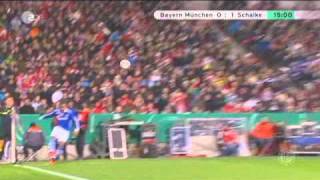 Bayern München 0:1 Schalke 04 (DFB Pokal 2010/2011 Tor Raul)