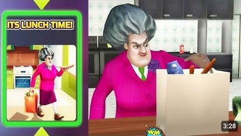 Scary Teacher 3D - New Update New Chapter NewLevels | Its Lunch Time | Gameplay (Android, iOS)