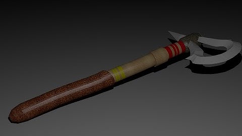 Blender Timelapse: Tomahawk(Assassin