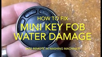 MINI KEY in the WASHING? How to Fix Water Damage.