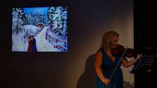 Raharinki- Finish folklore song. Violin and paintings- Krasimira Mancheva Resimi