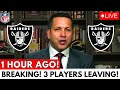 URGENT! 3 RAIDERS SAYING GOODBYE! MY GOODNESS! SEE WHO THEY ARE! LAS VEGAS RAIDERS NEWS