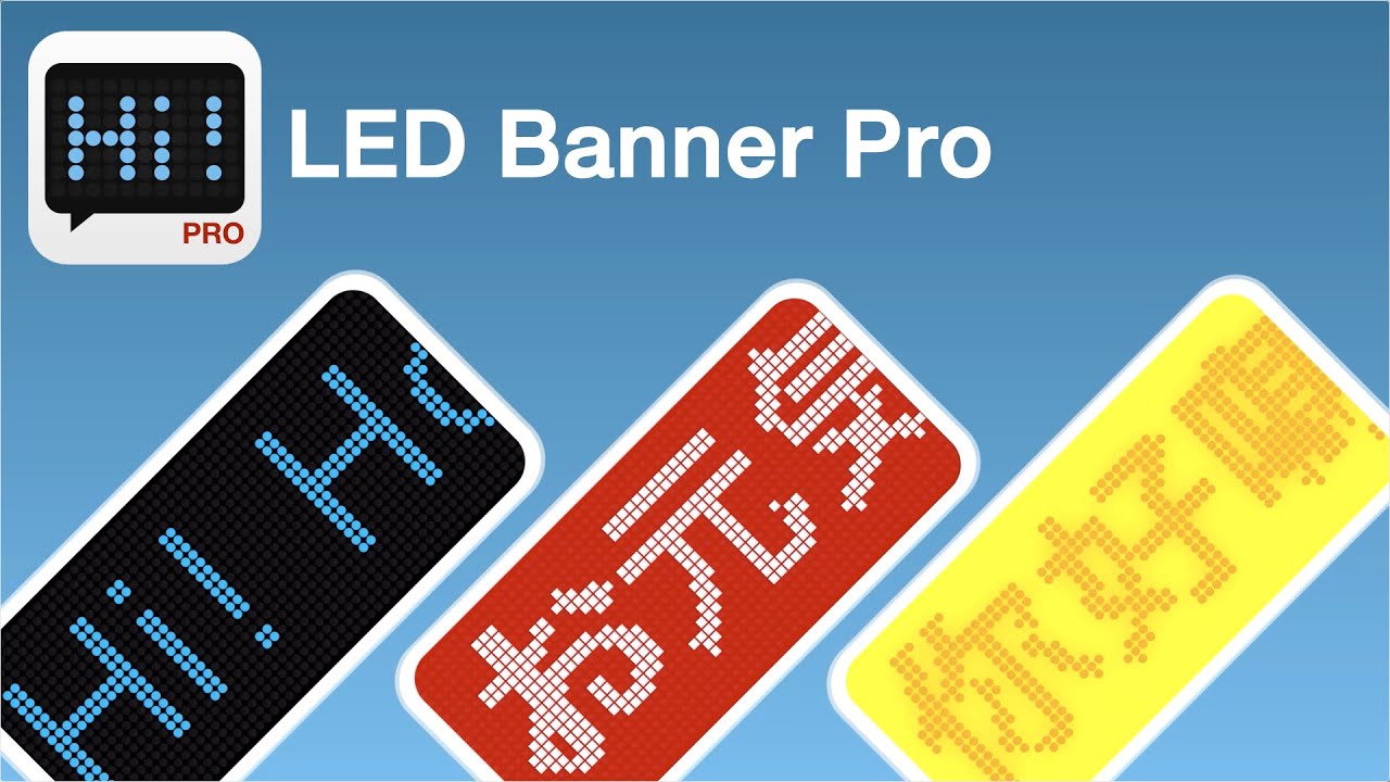 LED Banner Pro Marquee Maker YouTube