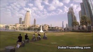Visiting the Burj Park in Downtown Dubai
