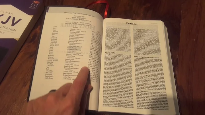 Holman NKJV Large Print Ultrathin Reference Bible