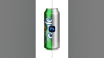 How to Create Cold Drink Can Mockup in Photoshop #shorts #photoshop #tutorial
