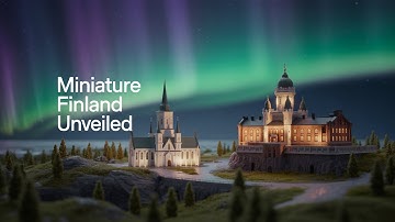 Miniature Finland in 8 Seconds ❄️🏞️ | AI-generated Veo 3 Travel Shorts