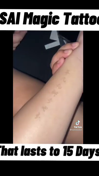 Shopee Finds SAI Magic Tattoo That Lasts 15 Days
