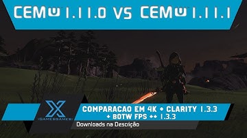 Cemu 1.11.0 vs Cemu 1.11.1 | Zelda Breath of the Wild 4K