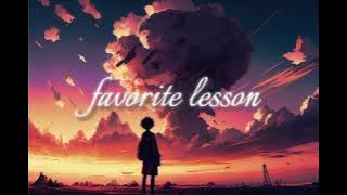 yaeow - favorite lesson (sped up reverb)