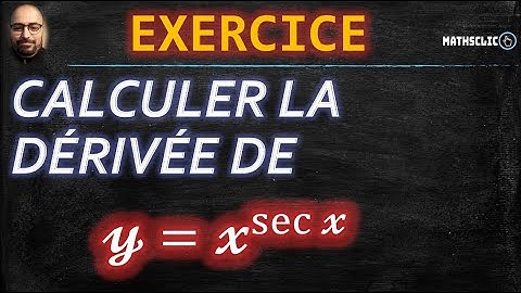 🔴MATHSCLIC EXERCICE | DÉRIVATION LOGARITHMIQUE