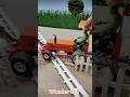 Mini Railway Crossing Construction | Toy Train Safely Crosses the Track