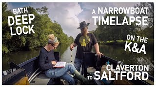24B.01 -  Claverton to Saltford via Bath || A Narrowboat Time-Lapse on the Kennet & Avon