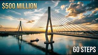 How Engineers Build a Bridge Over Water WITHOUT Pillars | Hyperlapse Documentary