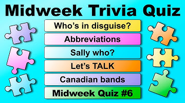 MIDWEEK TRIVIA QUIZ!  25 quiz questions to test your general knowledge! Another tough one? 😮