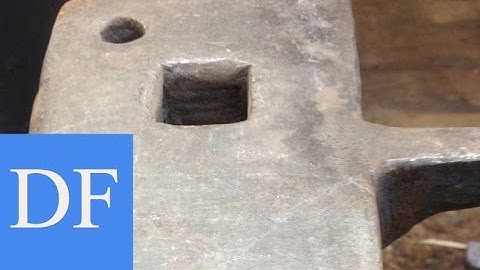 Blacksmithing For Beginners - How I Shape my Anvil
