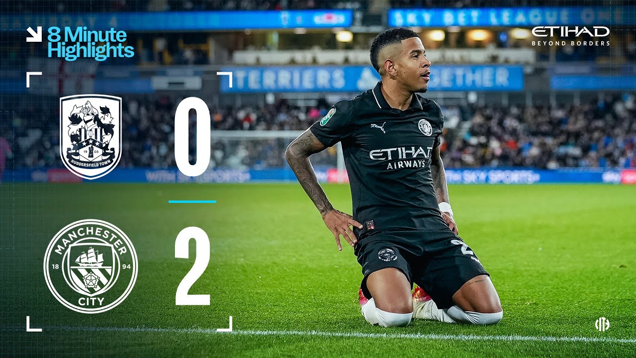 HIGHLIGHTS | Huddersfield 0-2 City | Foden and Savinho score as we progress to the next round!