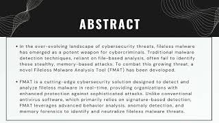 Fileless Malware Anaysis Tool